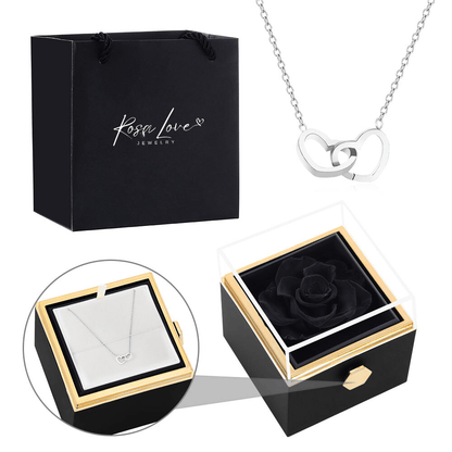 Eternal Rose Box - With Engraved Necklace