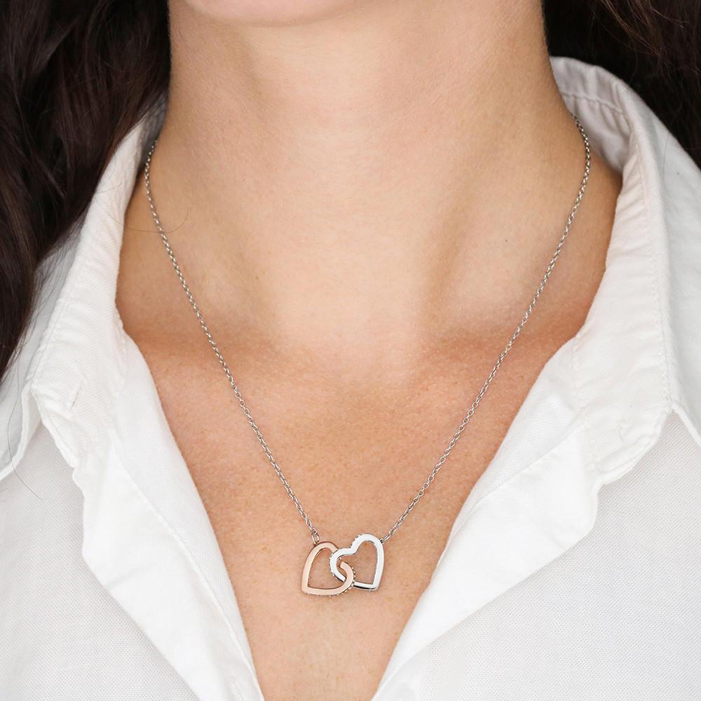 Collier Amour Fusionnel - À la femme de ma vie - Je t'aime, pour toujours...