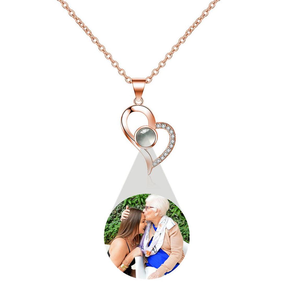 Collier Cœur avec Photo Personnalisée