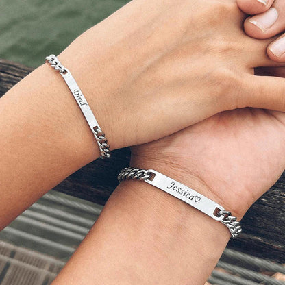 Engraved bracelets